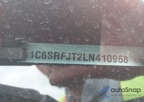 2020 Ram 1500 Laramie 4X4 5'7 Box from USA, damaged, VIN 1C6SRFJT2LN410968